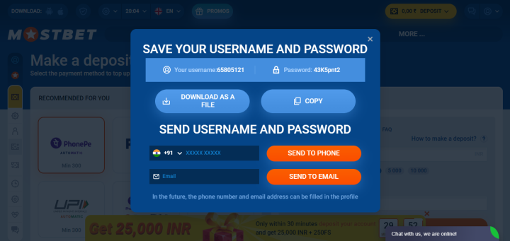 Confirm registration
